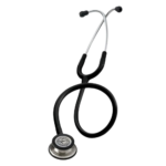 Stethoscope used by doctors to listen to heartbeats and lungs during patient examination